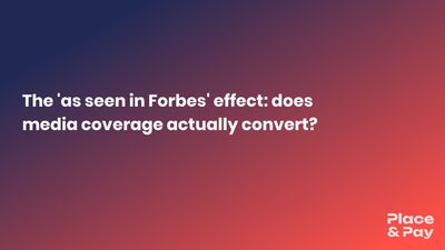 Startup homepage displaying 'As Seen In Forbes' logo alongside other major media outlets