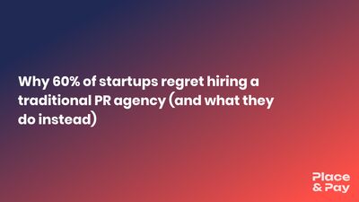 Frustrated startup founder reviewing PR agency reports with no media coverage results