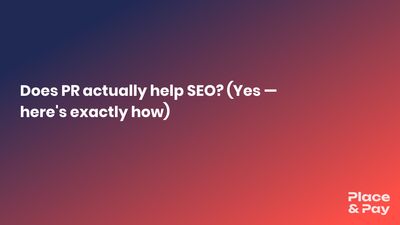 Startup founder analyzing SEO metrics and backlink profile on a dashboard with publication logos